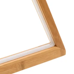 Abete in legno naturale, 90 cm, led bianco caldo, uso interno