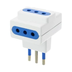 Adattatore triplo con spina 10A