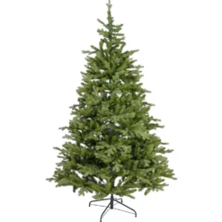 Albero Alpino in finto pino 240 cm, 710 led integrati bianco caldo