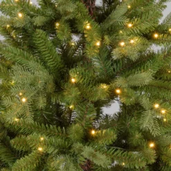 Albero Alpino in finto pino 180 cm, 360 led integrati bianco caldo