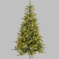 Albero Alpino in finto pino 180 cm, 360 led integrati bianco caldo
