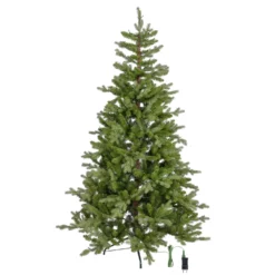 Albero Alpino in finto pino 180 cm, 360 led integrati bianco caldo