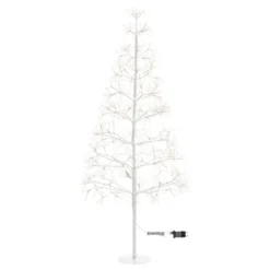 Albero Bianco RICCO, h 1,5 m, 1500 microled bianco caldo, uso interno