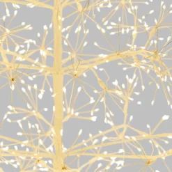 Albero Bianco RICCO, h 1,8 m, 2100 microled bianco caldo, uso interno