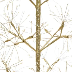 Albero Champagne RICCO, h 1,2 m, 1000 microled bianco caldo e bianco freddo, uso interno