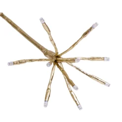 Albero Conico Champagne, h 2,4 m, 1550 led bianco caldo