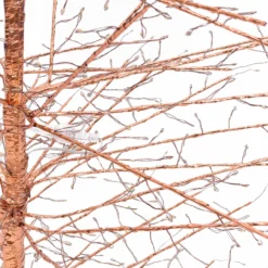 Albero Conico Tiglio oro rosa h 1,5 m, 1120 microled bianco caldo, uso interno