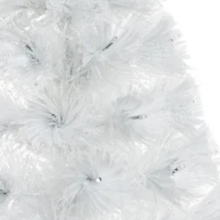 Albero di Natale con fibre ottiche multicolor, 100 cm, 95 led RGB
