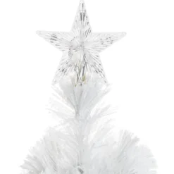 Albero di Natale con fibre ottiche multicolor, 100 cm, 95 led RGB