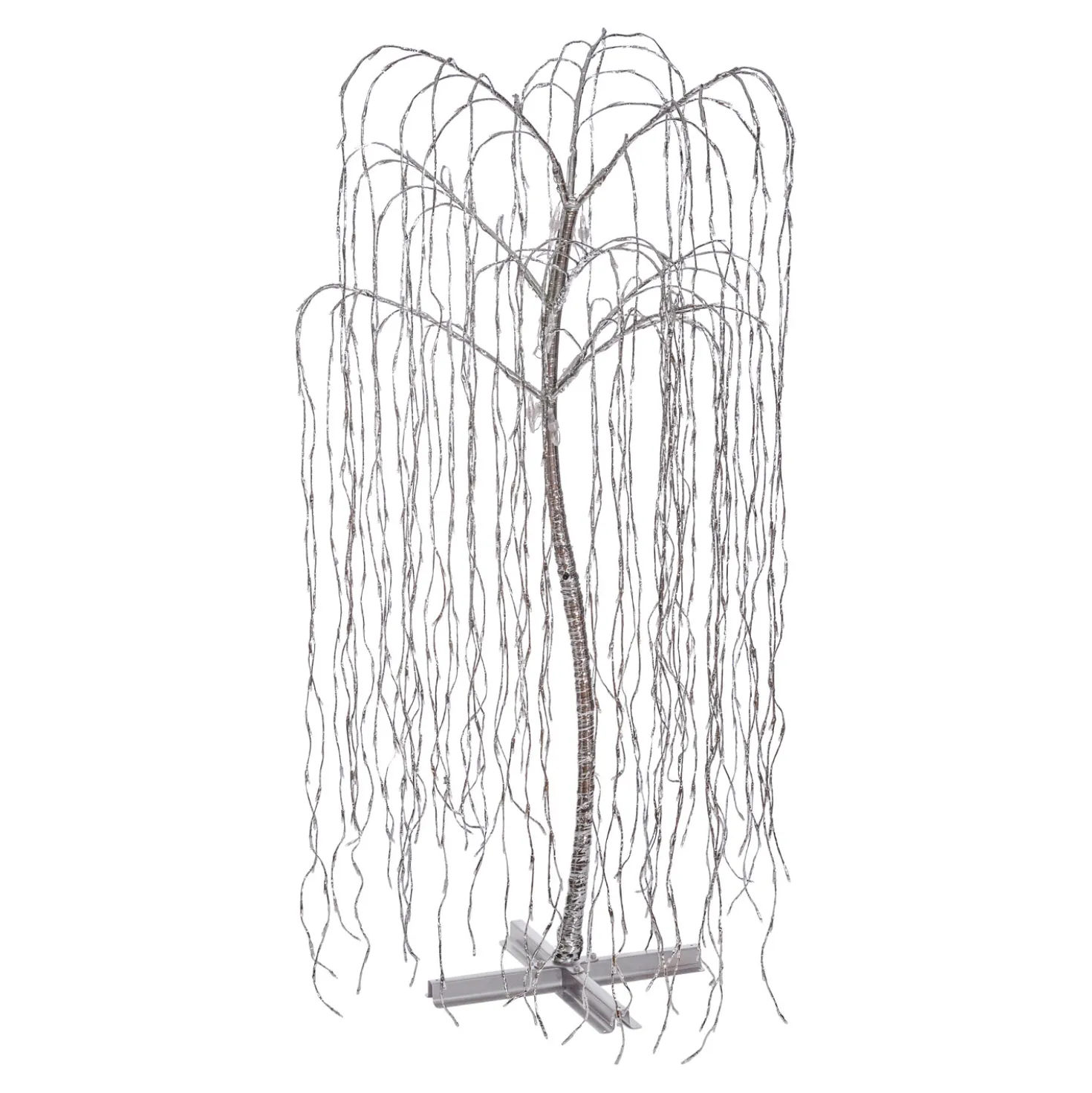 Albero luminoso salice piangente, 1024 led bianco caldo