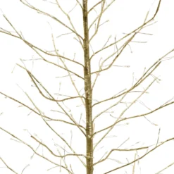 Albero luminoso Tiglio champagne 1,2 m, 330 microled bianco caldo e bianco freddo, uso interno