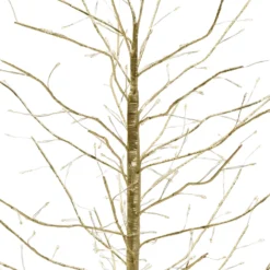 Albero luminoso Tiglio champagne 0,9 m, 240 microled bianco caldo e bianco freddo, uso interno