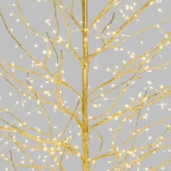 Albero luminoso Tiglio champagne 2 m, 1120 microled bianco caldo e bianco freddo, uso interno