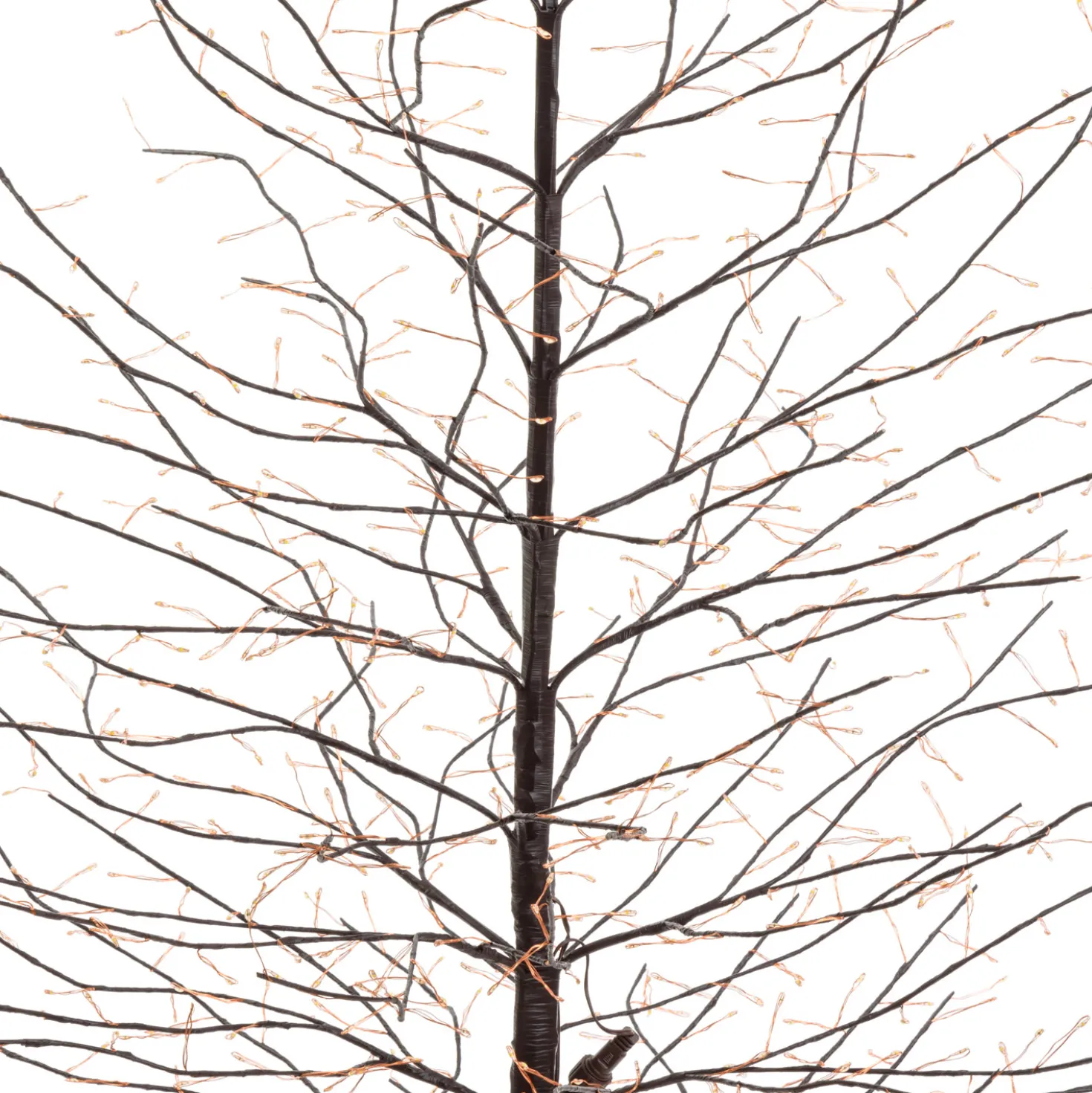 Albero luminoso Tiglio marrone 1,7 m, 784 microled bianco caldo, uso interno