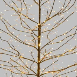 Albero luminoso Tiglio marrone 2 m, 1120 microled bianco caldo, uso interno