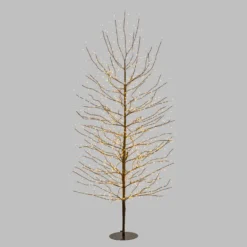 Albero luminoso Tiglio marrone 2 m, 1120 microled bianco caldo, uso interno