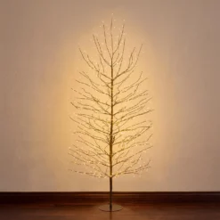 Albero luminoso Tiglio marrone 2 m, 1120 microled bianco caldo, uso interno