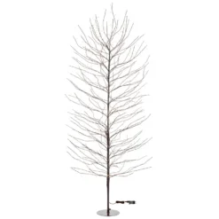Albero luminoso Tiglio marrone 2,3 m, 1560 microled bianco caldo, uso interno
