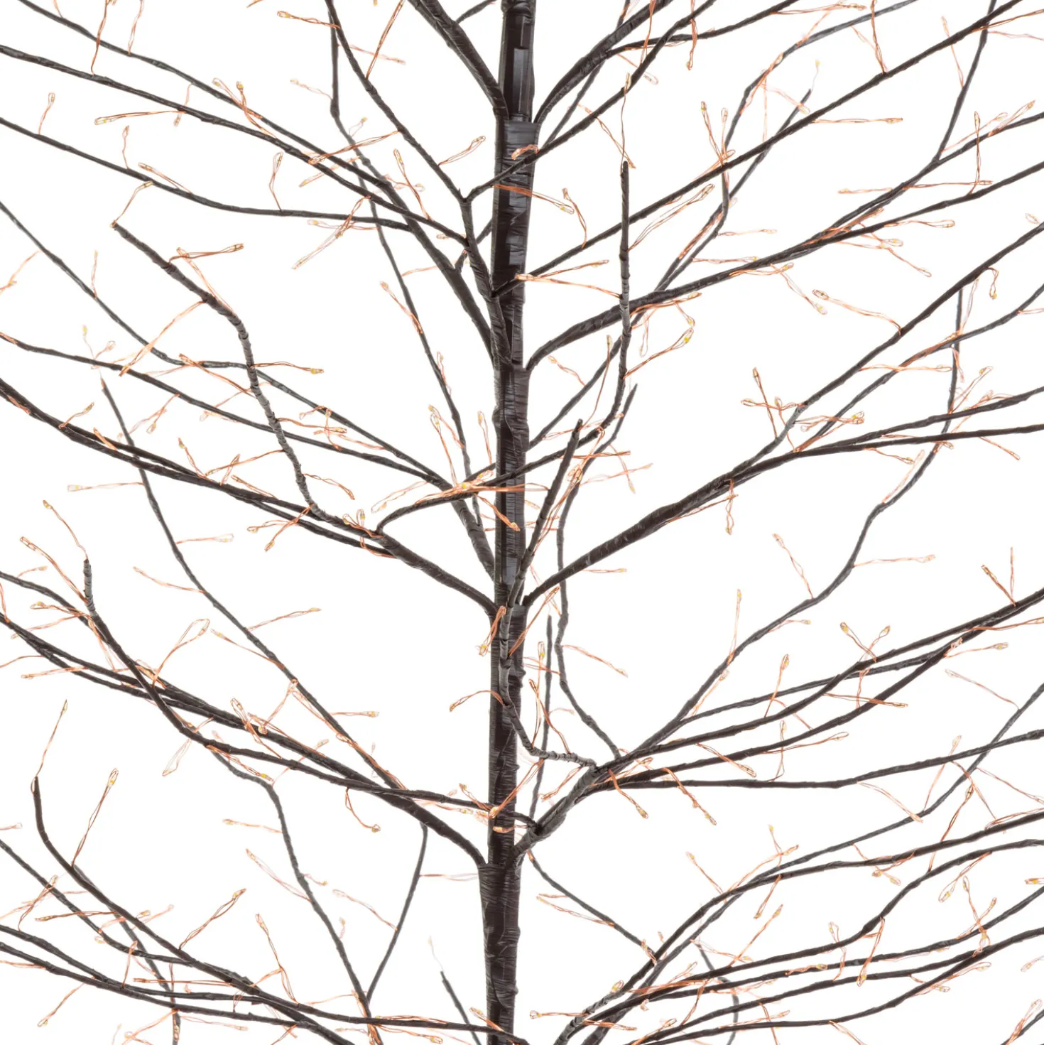 Albero luminoso Tiglio marrone 2,3 m, 1560 microled bianco caldo, uso interno