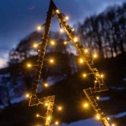 Albero multiuso da giardino, h. 105 cm, led bianco caldo