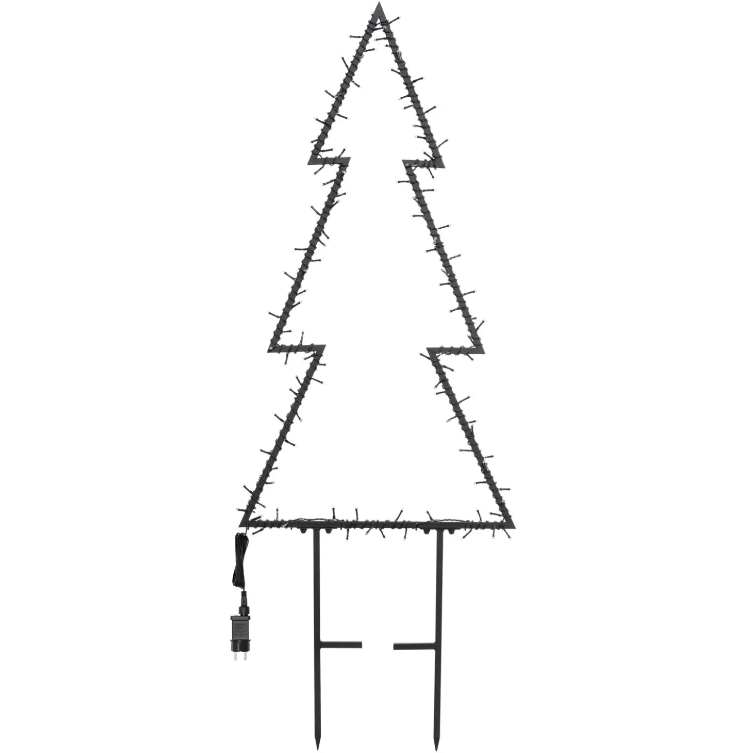 Albero multiuso da giardino, h. 105 cm, led bianco caldo