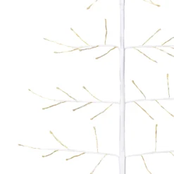 Albero Ramo di Tiglio bianco 2D h 0,9 m, 78 microled, bianco caldo, uso interno