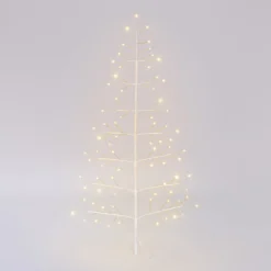 Albero Ramo di Tiglio bianco 2D h 0,9 m, 78 microled, bianco caldo, uso interno