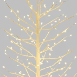 Albero Ramo di Tiglio bianco h 0,6 m, 160 microled bianco caldo, uso interno