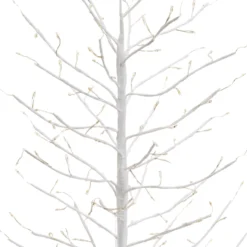 Albero Ramo di Tiglio bianco h 0,6 m, 160 microled bianco caldo, uso interno