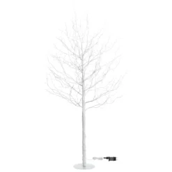 Albero Ramo luminoso Leccio bianco 1,5 m, 640 microled bianco caldo, uso interno