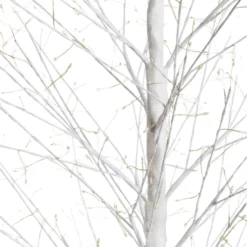Albero Ramo luminoso Tiglio bianco 2,3 m, 1560 microled bianco caldo, uso interno