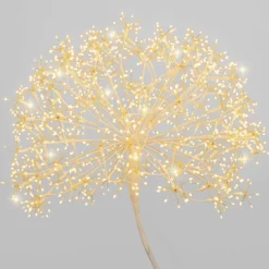 Albero Ramo sfera RICCO bianco, h 160 cm, 1350 microled bianco caldo, uso interno