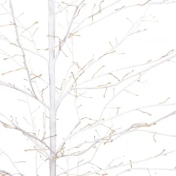 Albero Ramo Tiglio bianco h 1,5 m, 640 microled bianco caldo, uso interno