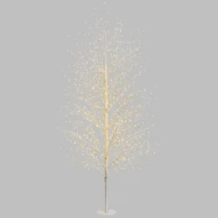 Albero Ramo Tiglio bianco 1,7 m, 784 microled bianco caldo, uso interno