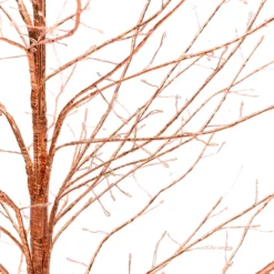 Albero Ramo Tiglio oro rosa h 1,7 m, 784 microled bianco caldo, uso interno
