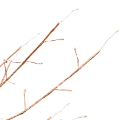 Albero Ramo Tiglio oro rosa h 1,7 m, 784 microled bianco caldo, uso interno