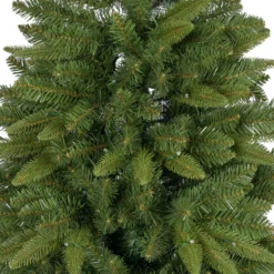 Albero Slim in finto pino 150 cm, 200 led integrati bianco caldo