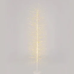 Albero Slim Ramo di Tiglio bianco h 1,7 m, 1416 microled bianco caldo, uso interno