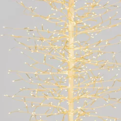 Albero Slim Ramo di Tiglio bianco h 1,1 m, 792 microled bianco caldo, uso interno