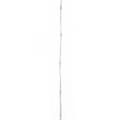 Babbo Natale su scala luminosa, h 200 cm, Dual LED bianco caldo e multicolor