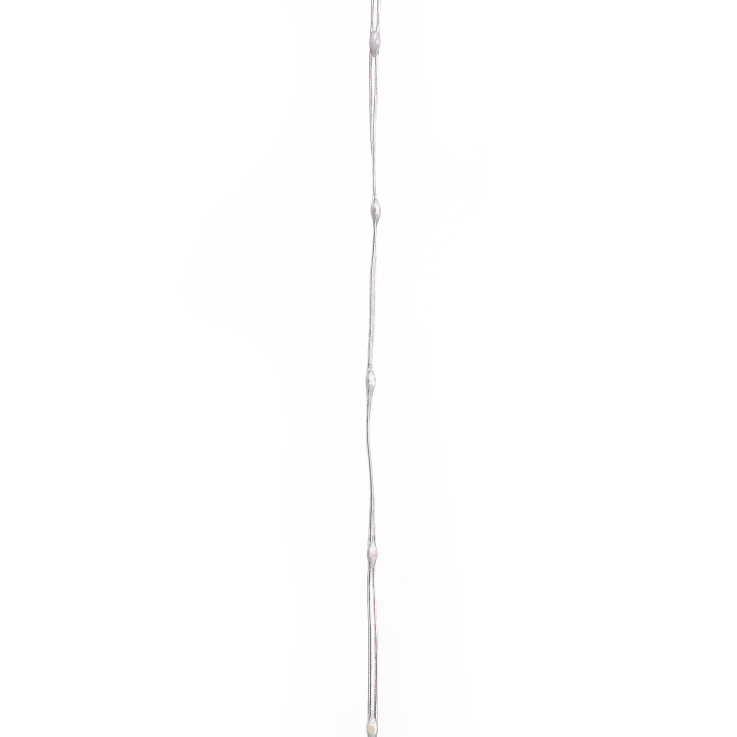Babbo Natale su scala luminosa, h 200 cm, Dual LED bianco caldo e multicolor