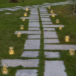 Barattolo di vetro con 80 micro led bianco caldo e freddo
