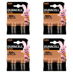 16 batterie AAA Duracell Plus
