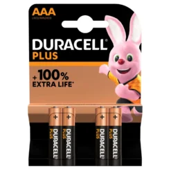 4 batterie AAA Duracell Plus Power