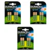 12 Batterie ministilo AAA ricaricabili Duracell DU77 precaricate