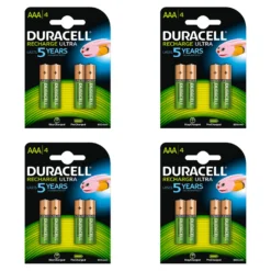16 Batterie ministilo AAA ricaricabili Duracell DU77 precaricate