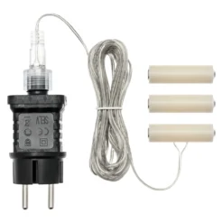 Battery Eliminator, trasformatore per decorazioni a batteria 3 x AA, timer 8/16