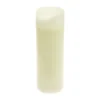 Candela Rustic Avorio 30 cm, led bianco caldo