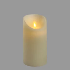 Candela Rustic Avorio h 15 cm