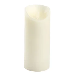 Candela Rustic Avorio h 18 cm